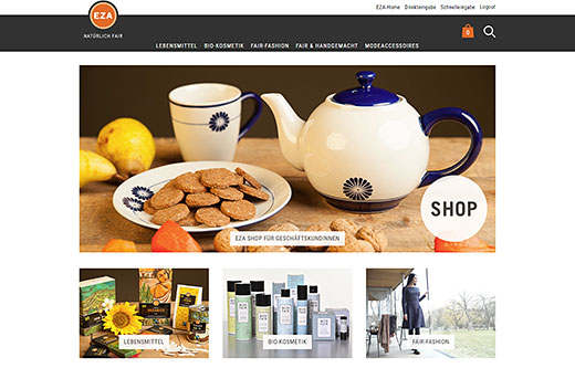 Projektbild EZA - SHOP